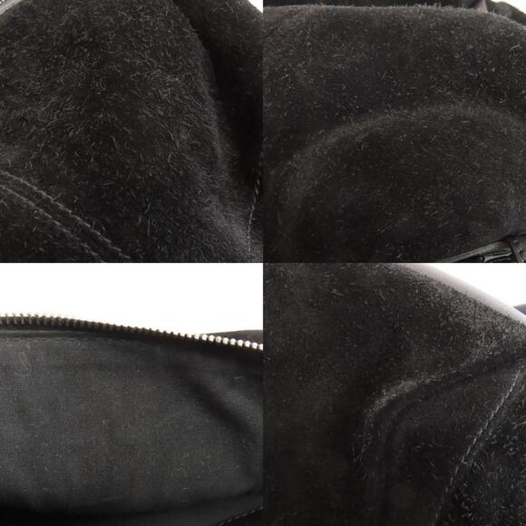 BALENCIAGA Suede Backpack 340139 Black - Picture 7 of 11